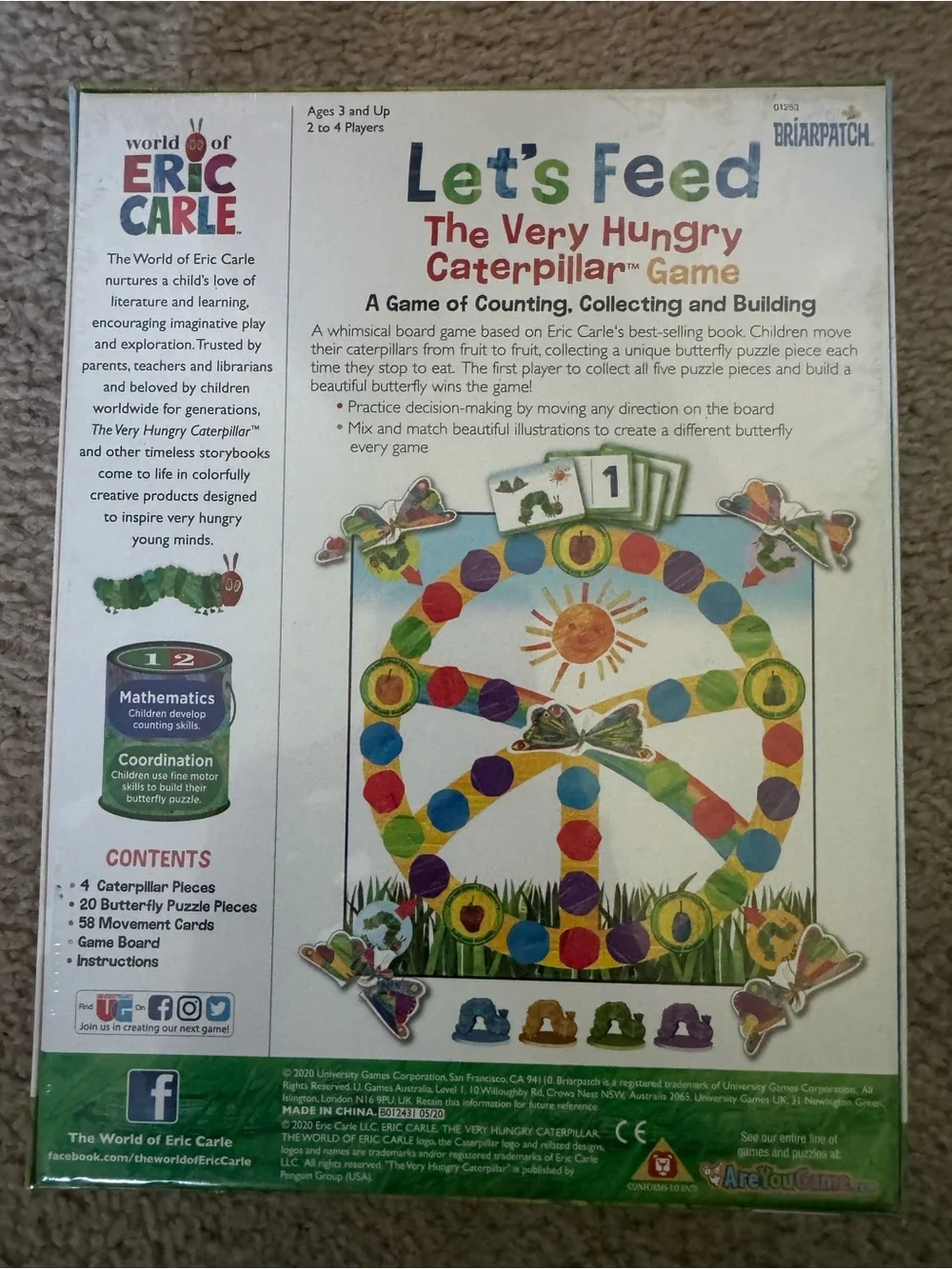 The World of Eric Carle Let's Feed The Very Hungry Caterpillar Game - Multicolor